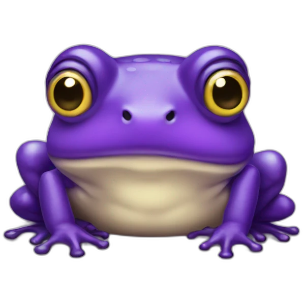 purple frog emoji