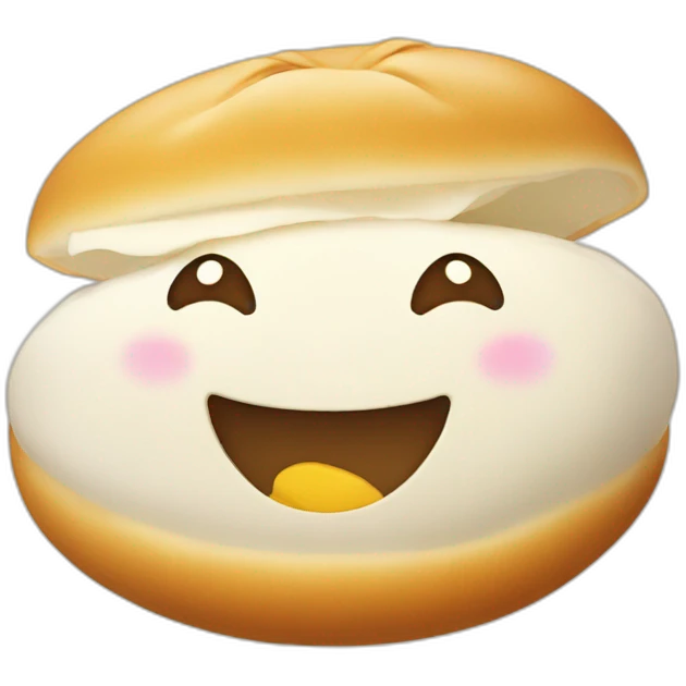 Bao food smiling emoji