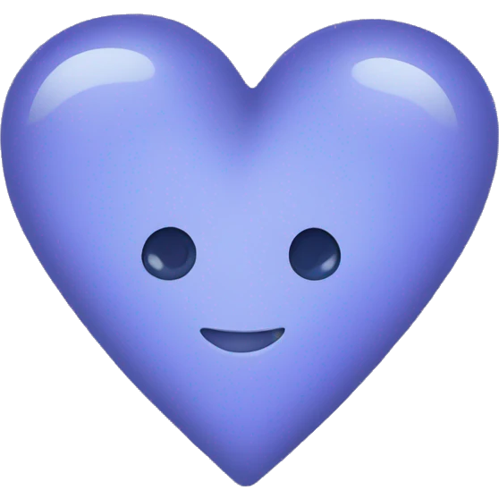 Periwinkle heart emoji