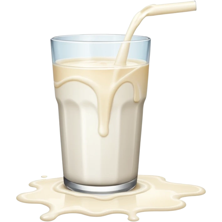  glass of milk spill on floor emoji