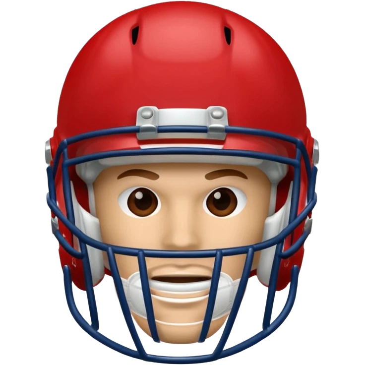 college football player helmets red  emoji