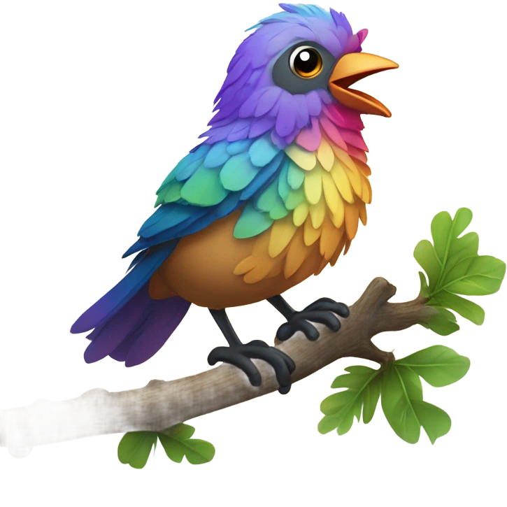 the early bird catches the worm emoji