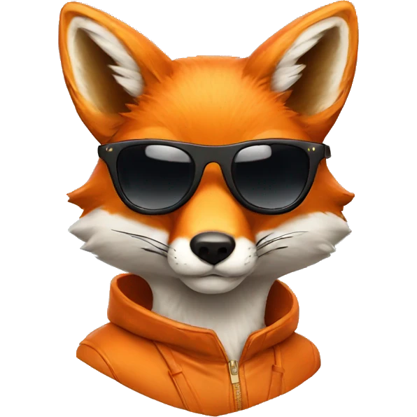 fox in sunglasses emoji