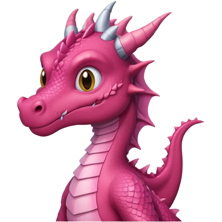 pink dragon with shirt emoji