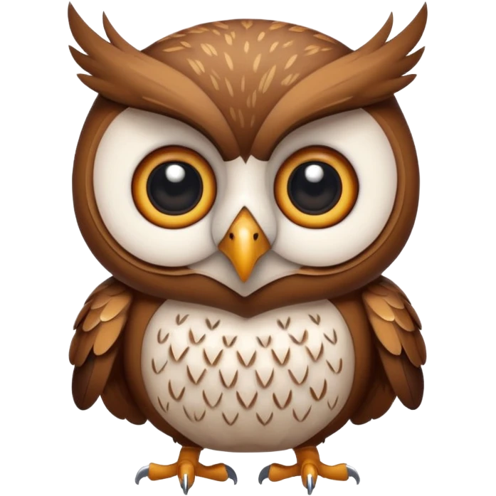 funny owl emoji