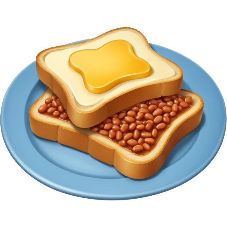 Toast and beans emoji