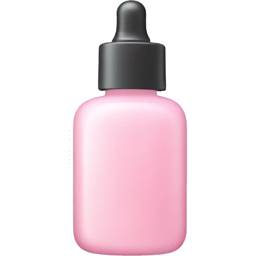 Pale pink serum bottle emoji