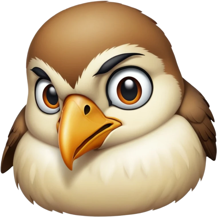 Man with bird beak emoji