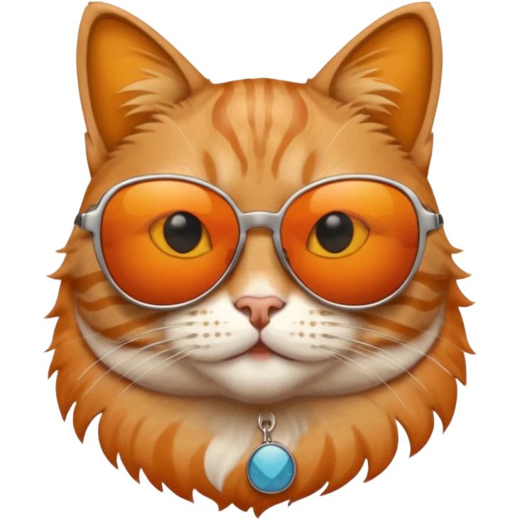 Cat wearing sunglasses emoji