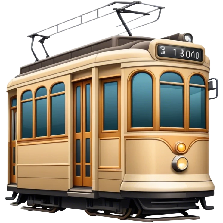 fabulous tram emoji