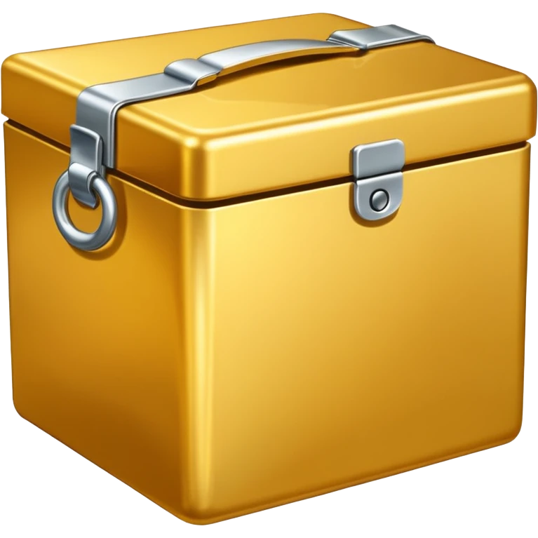 golden empty box emoji