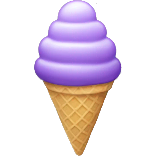 ube ice cream emoji