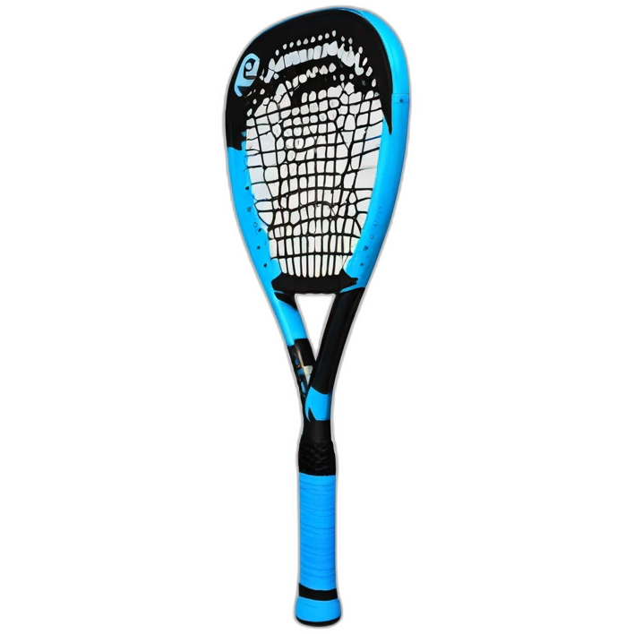 Pala-de-padel-de-color-azul-con-simbolo-de-la-marca-black-crown emoji