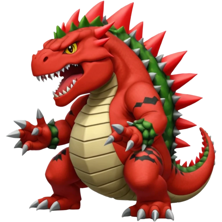 Groudon-Tyranitar-Bowser-Tyrantrum emoji