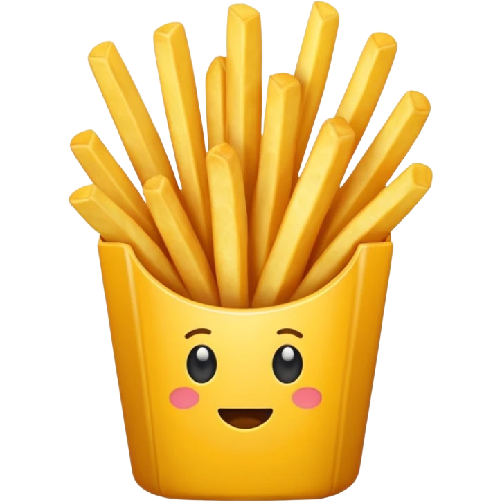 yellow patato fries emoji