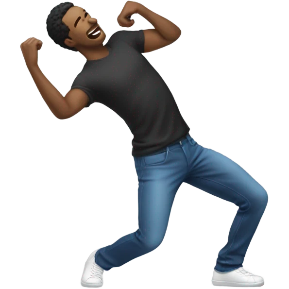 Man twerking emoji