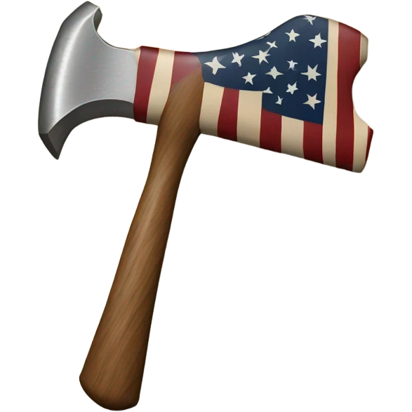USA wooden hammer emoji