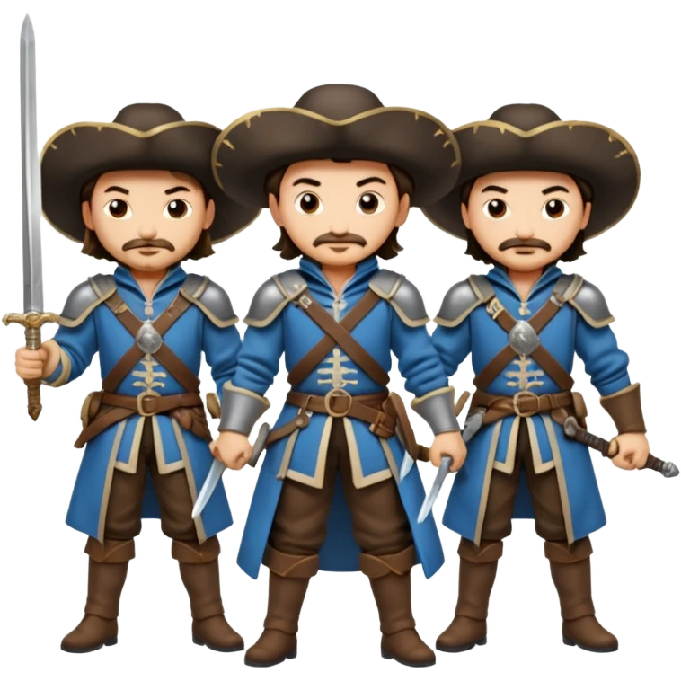 3 musketeers emoji