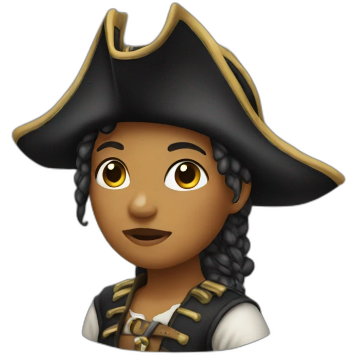 a pirate girl emoji