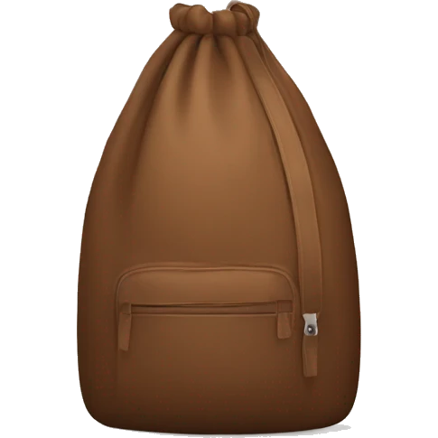 Brown sports bag emoji