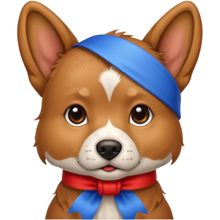 dog with head ribbon and shirt emoji