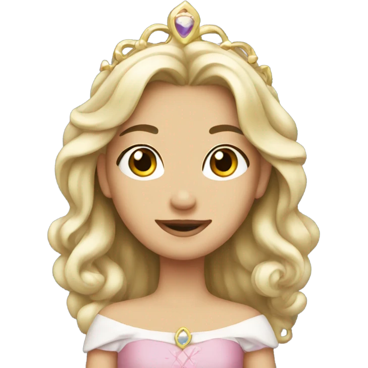 Pretty princess emoji
