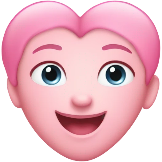 Baby pink heart emoji emoji