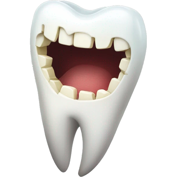 Broken tooth emoji