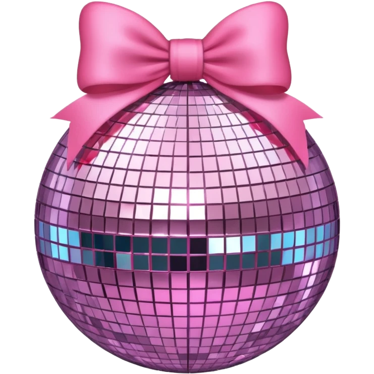 Disco with bows on it emoji