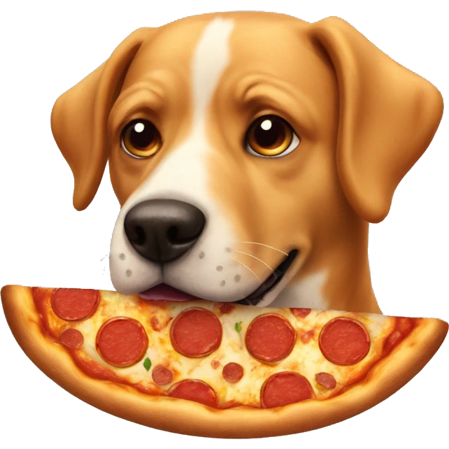 Pizza dog emoji