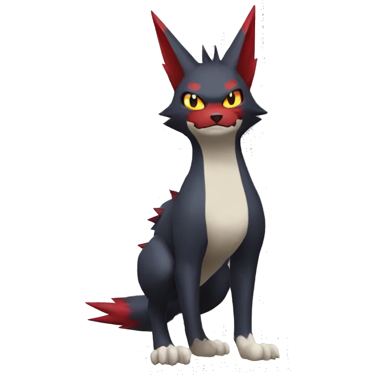 Nargacuga-Litten-Zangoose-Zoroark full body emoji