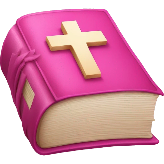 Pink bible   emoji