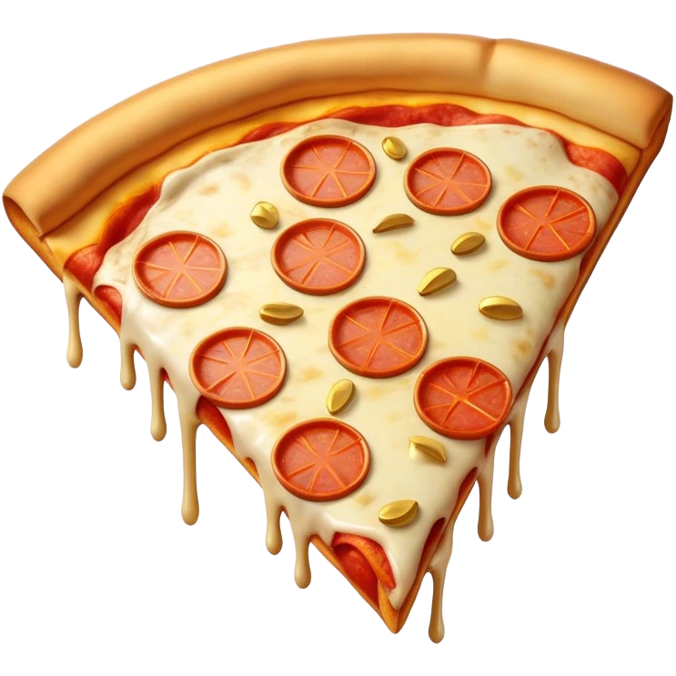 Pizza with gold bars emoji