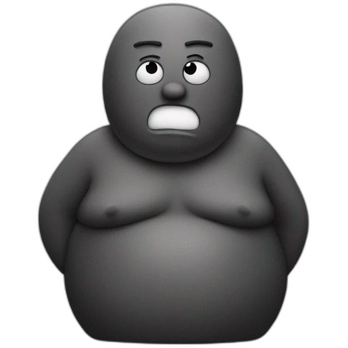 fat stickman emoji
