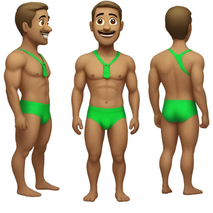 borat mankini emoji