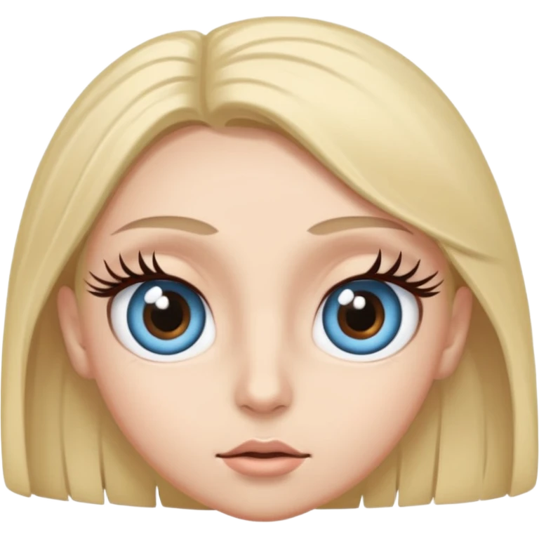 two large eyes looking to the left. emoji