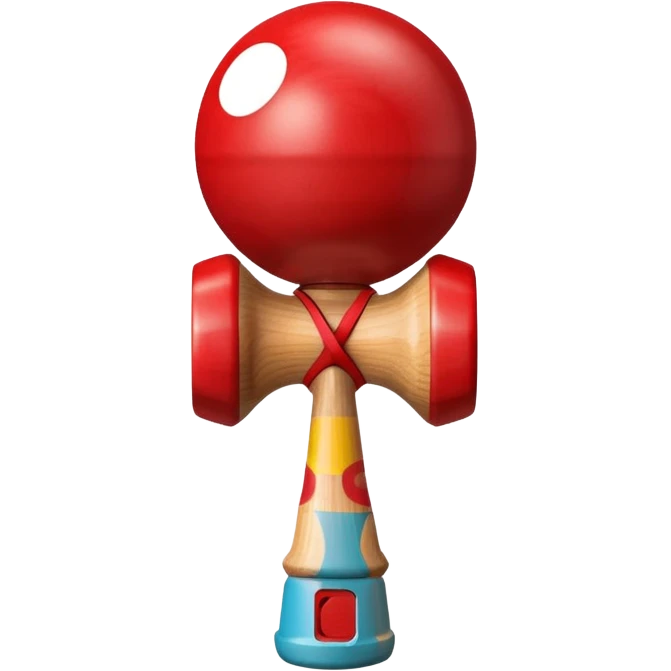 create an image with kendama emoji