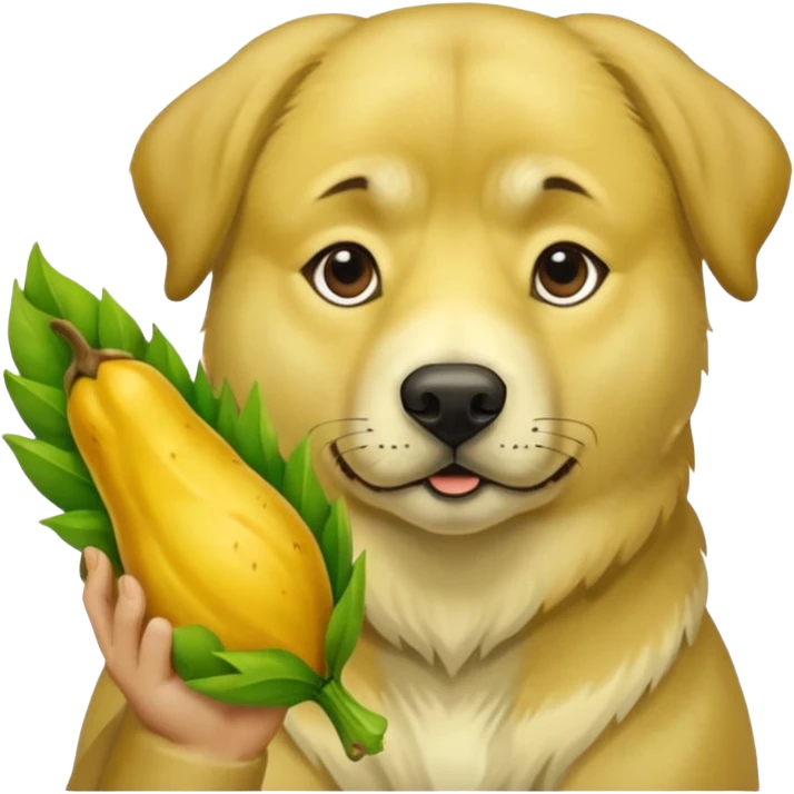 Kangal Hund mit Birne in der Hand  emoji
