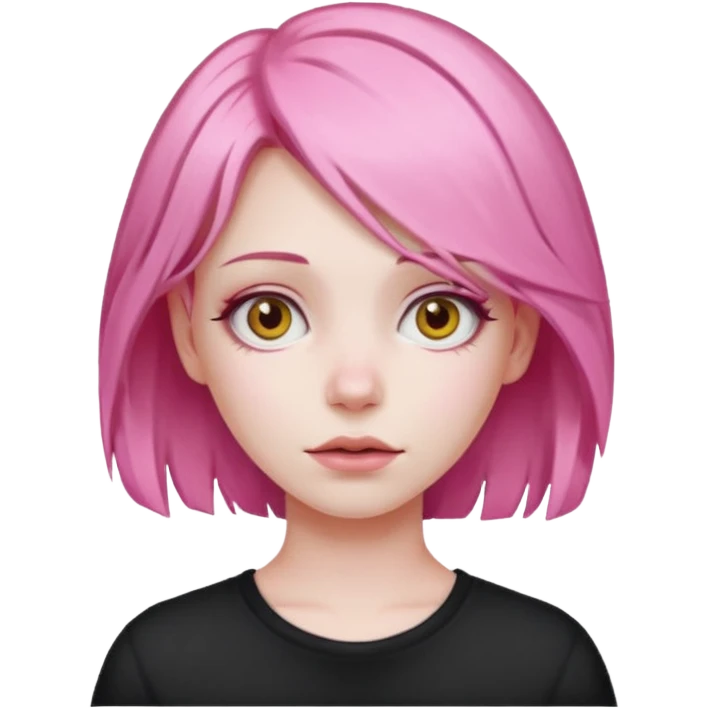 Bad girl pink emoji