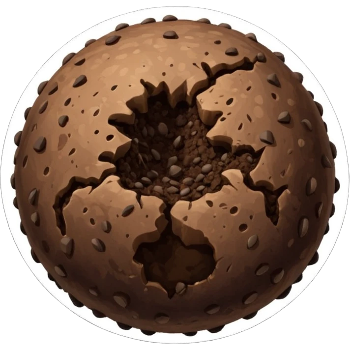 Soil ball emoji