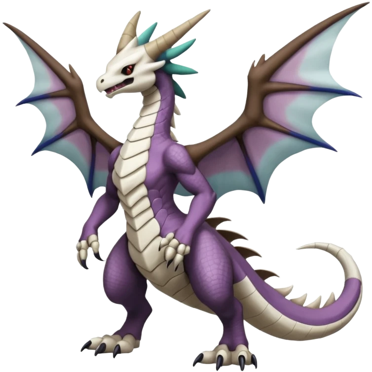 Noivern-Marowak-Lugia-Fakémon-hybrid-creature (full body)  emoji