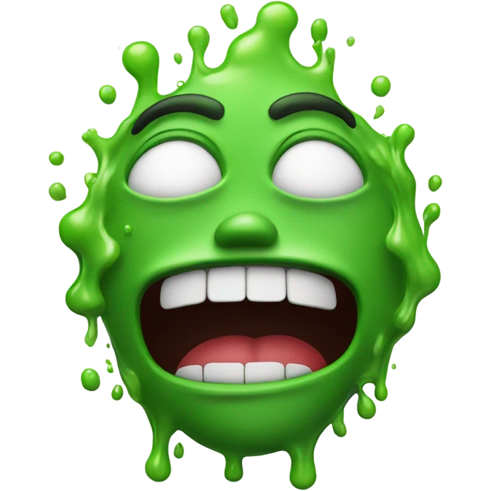green face vomiting  emoji