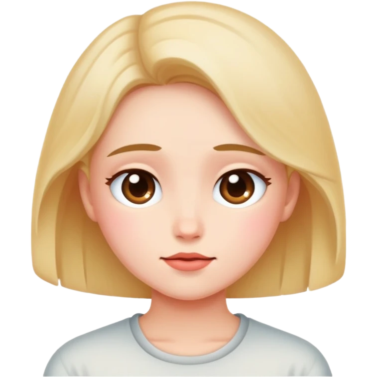 Shy blushing emoji