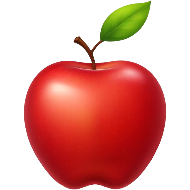 realistic Apple emoji