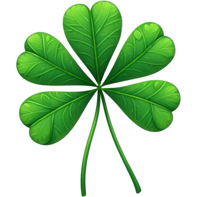 5 leaf clover emoji