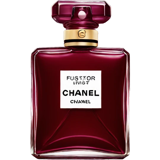 Chanel perfume burgundy  emoji