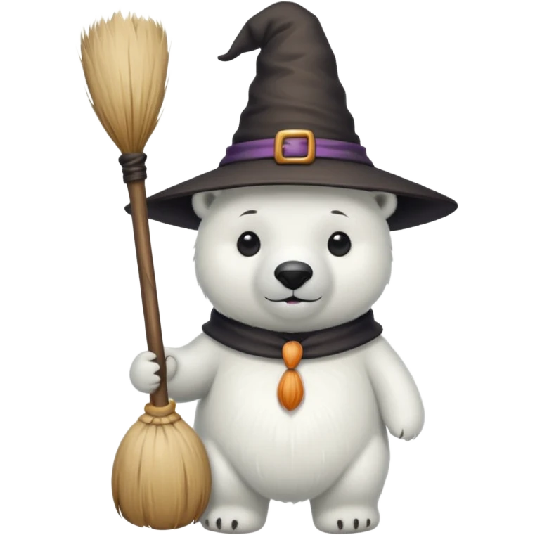 polarbear in role witch emoji