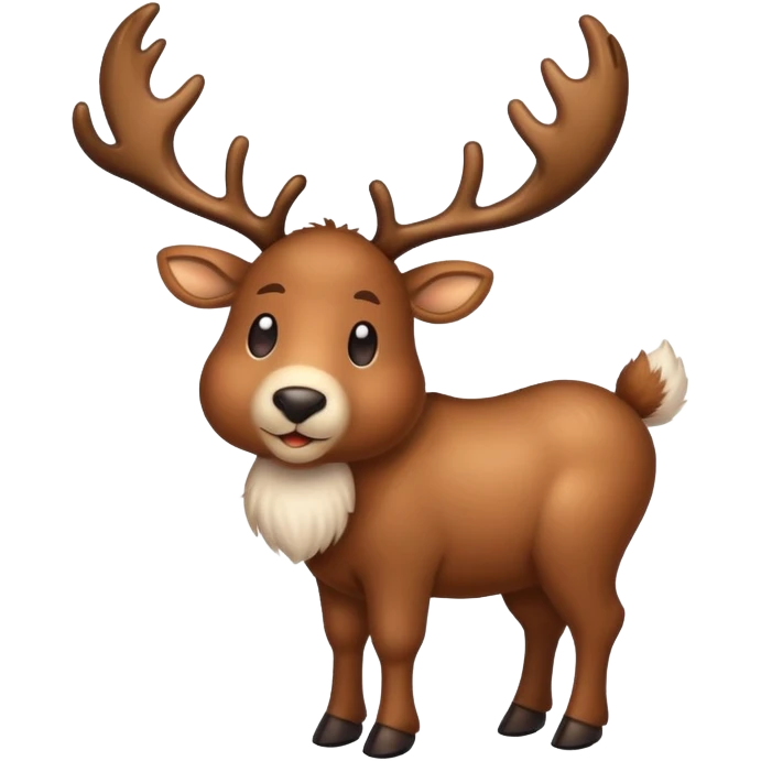 Peanut rain deer  emoji
