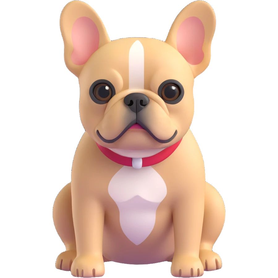 French Bulldog emoji