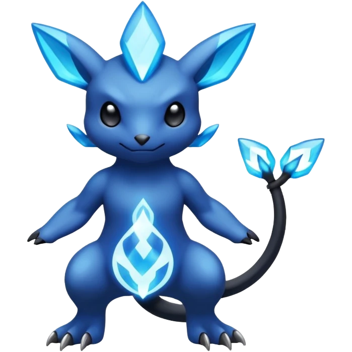 Elemental Dark-type-Electric-type natural Pokémon-Fakémon-creature emoji